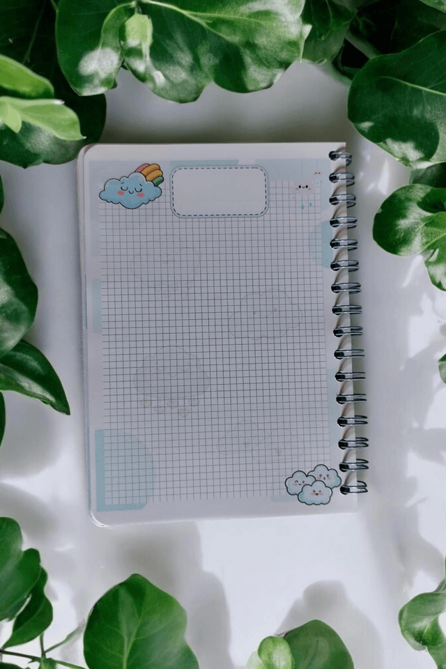 Carnet Cloudy A5 Spirale 60 pages