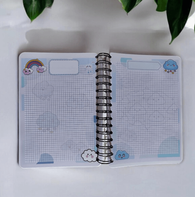Carnet Cloudy A5 Spirale 120 pages