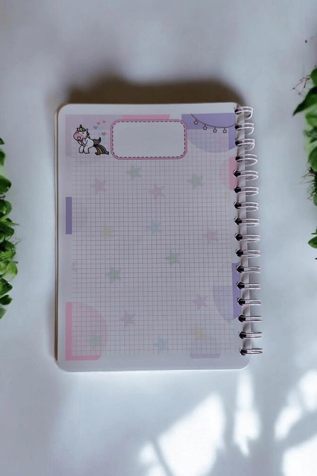 Carnet Licorne Spirale A5 60 pages