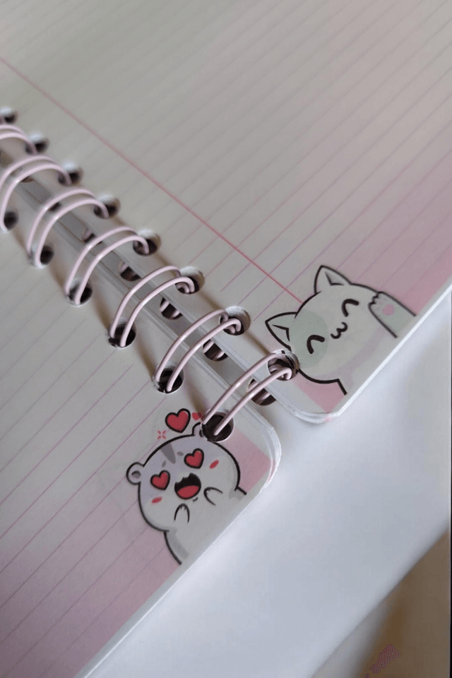 Carnet chibichat A5 Spirale 120 pages 
