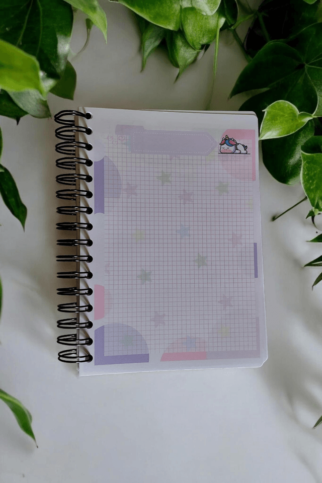Carnet Licorne A5 120 pages spirale